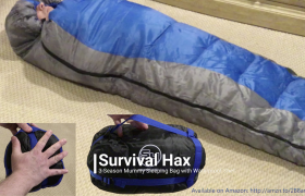 Survival Hax 3 Season Waterproof Mummy Sleeping Bag