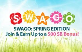 2018 Spring Edition SWAGO - Join and Earn up to 500 SB Bonus
