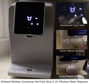 Drinkpod Countertop Hot Cold UV Water Filteration System