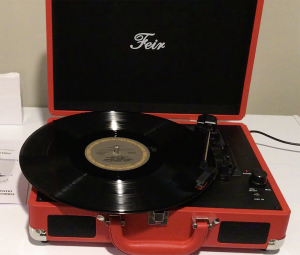 Feir Portable Briefcase Turntable